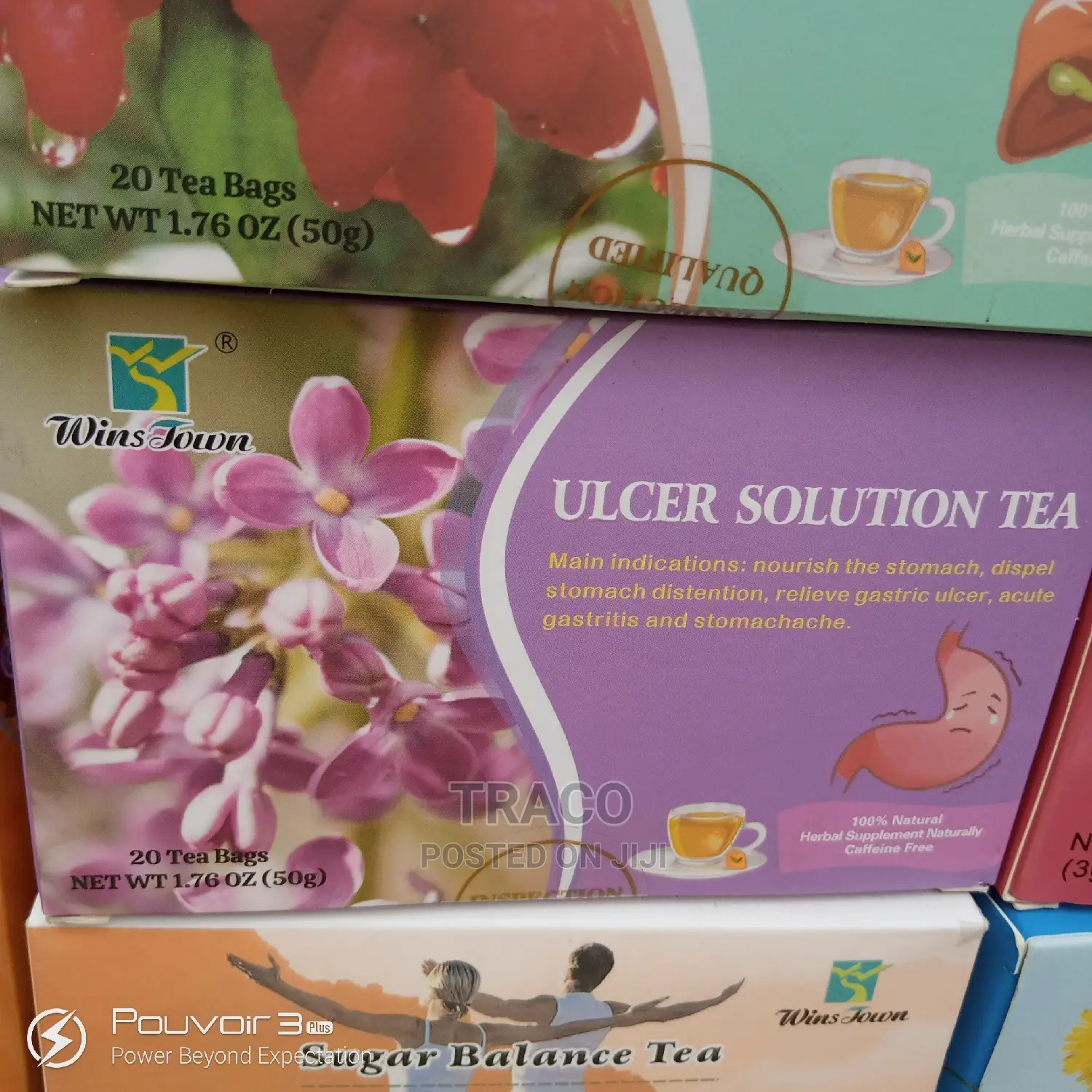 Wins Jown Organic Ulcer Solution Tea - Purple Pink