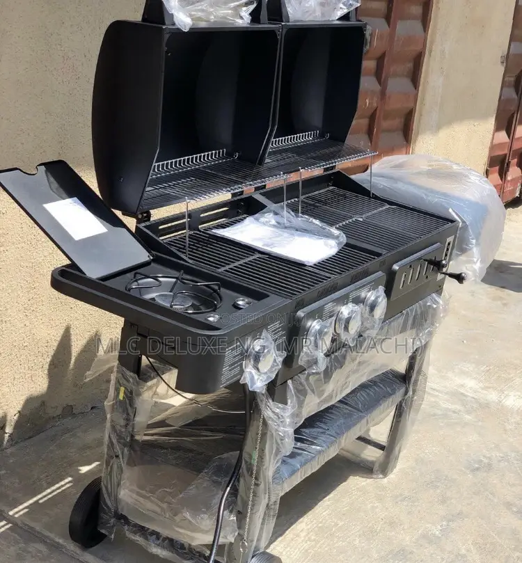 Gas and Charcoal Outdoor BBQ Griller/Barbeque Grill/Smoker