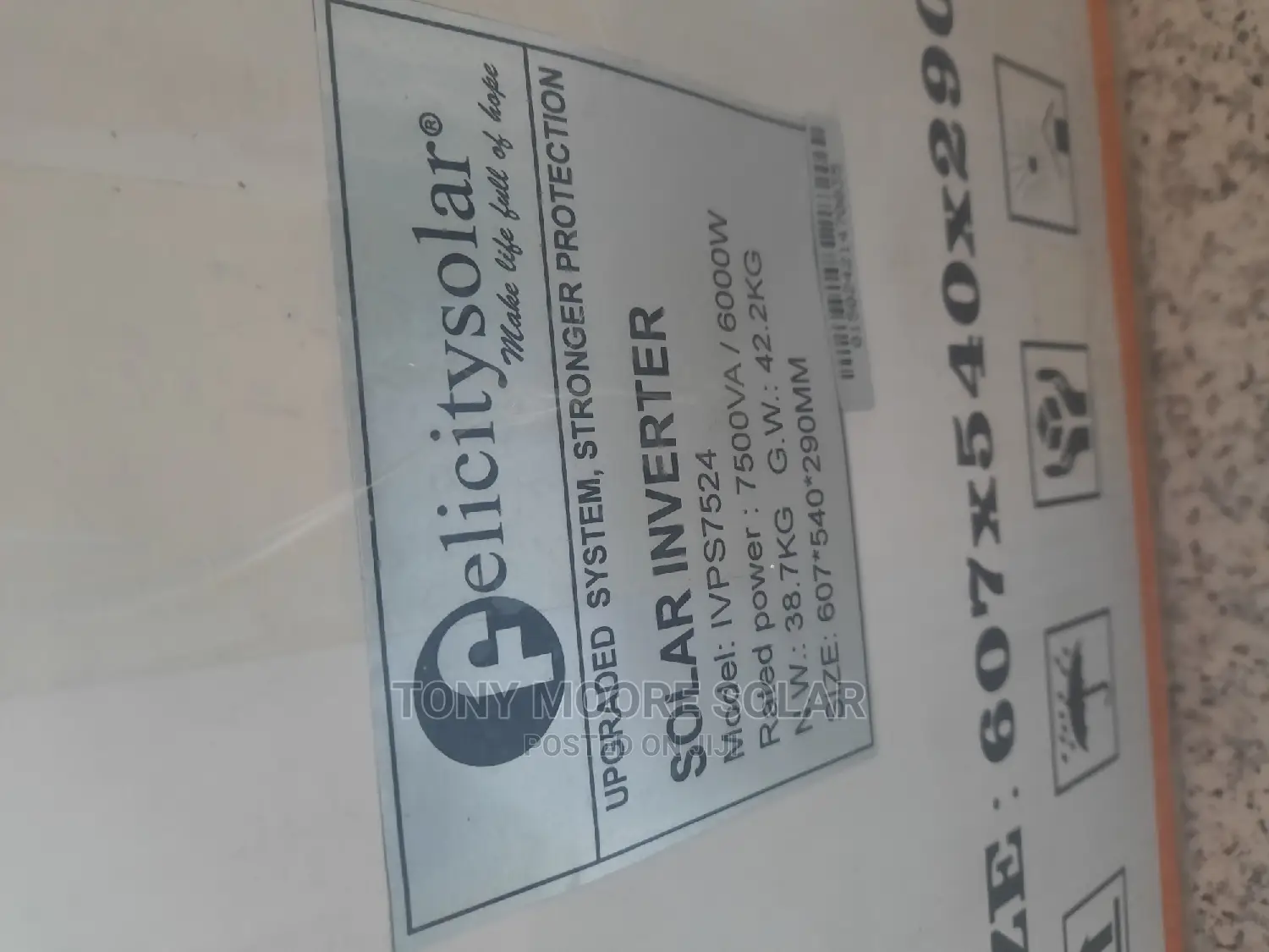 7.5kva 24v Felicity Inverter