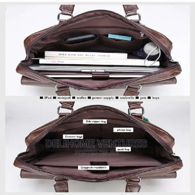 Leather Handbags Laptop Bags