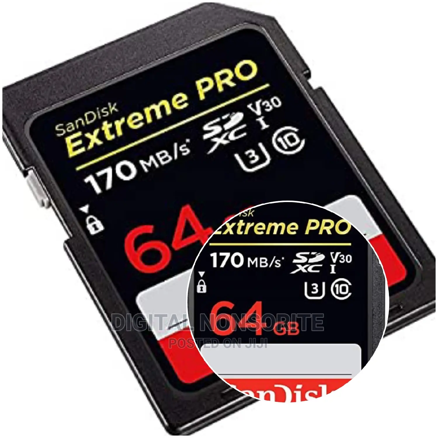 Sandisk 64GB Extremely Pro SD Memory Card 4k 270mb/S