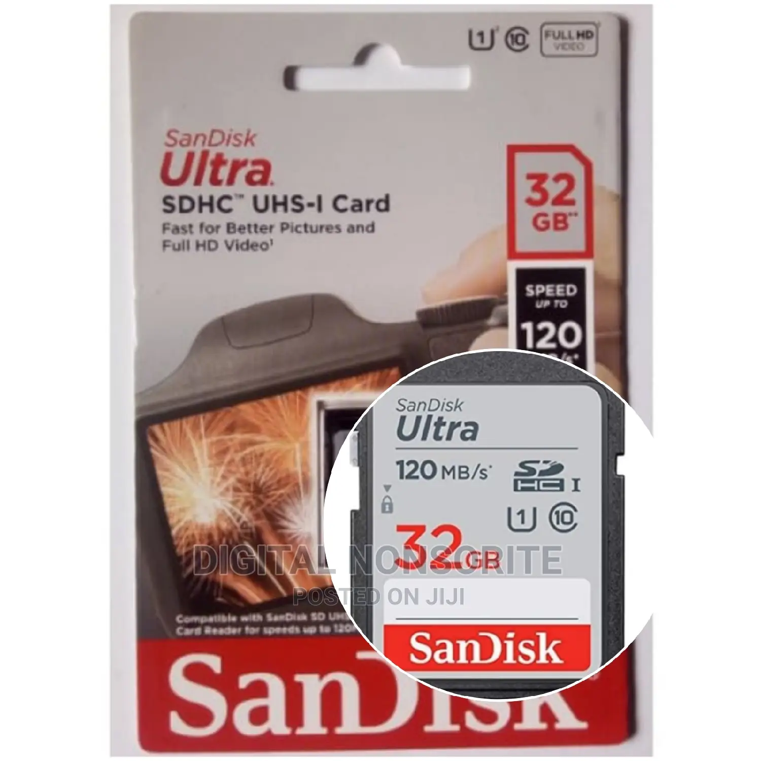 32gb Ultra Sd Memory Card 120mb/S