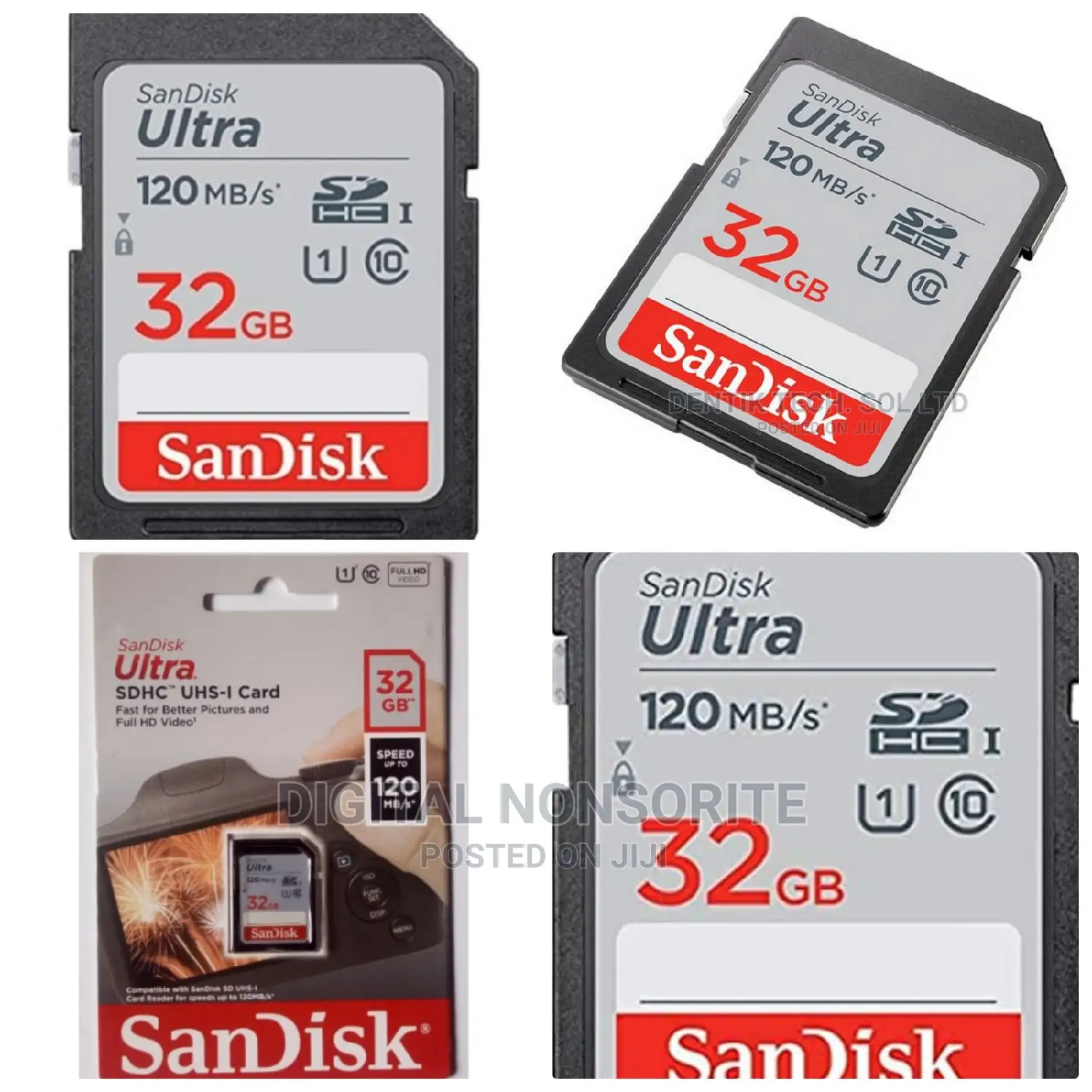 32gb Sd Memory Card 120mb/S