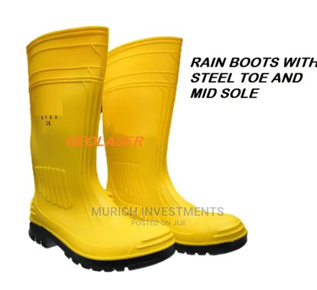 Pvc Safety Rain Boot With Steel Toe