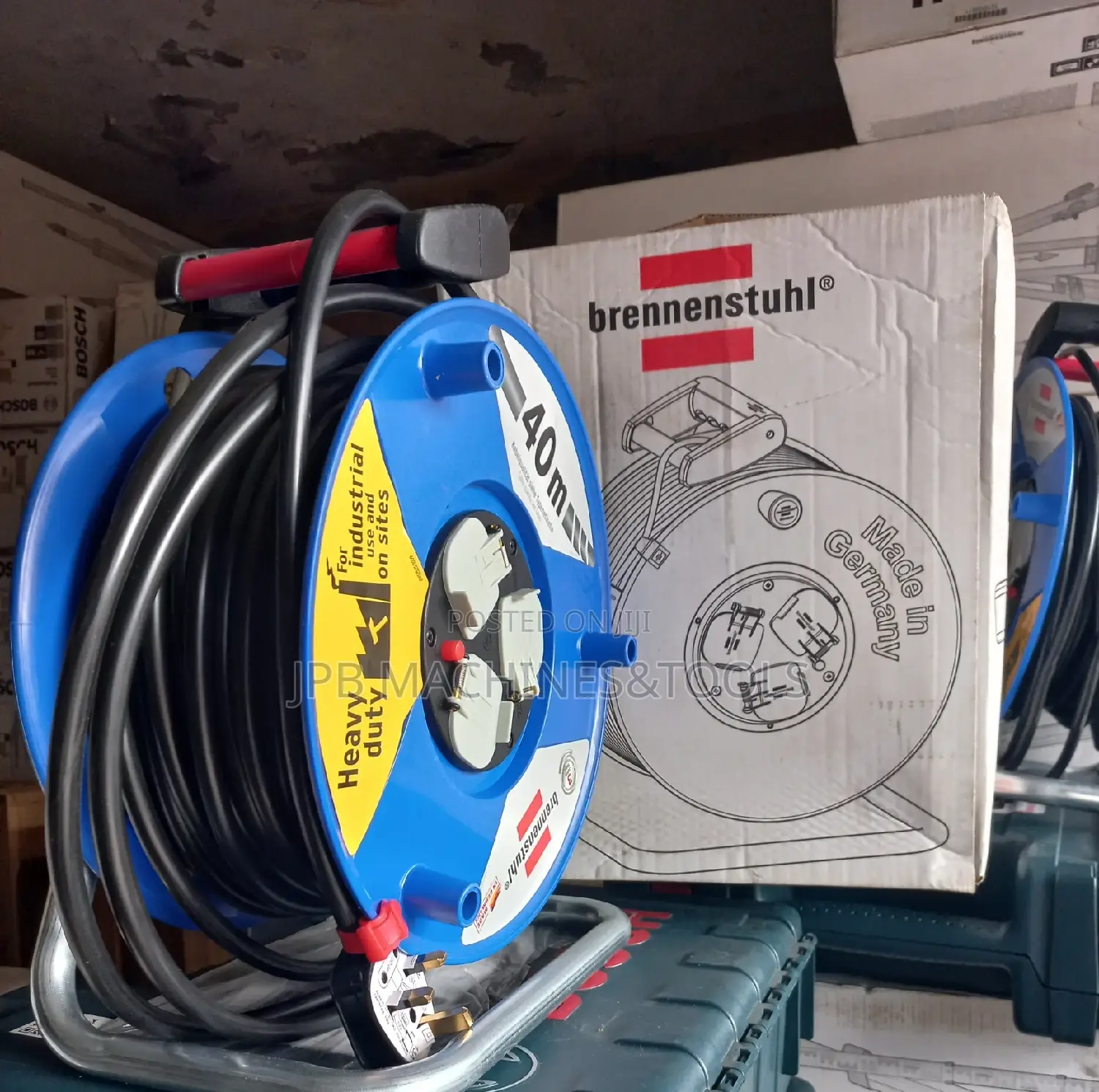Original Brennenstuhl Extension Cable Reel 40m/2.5mm