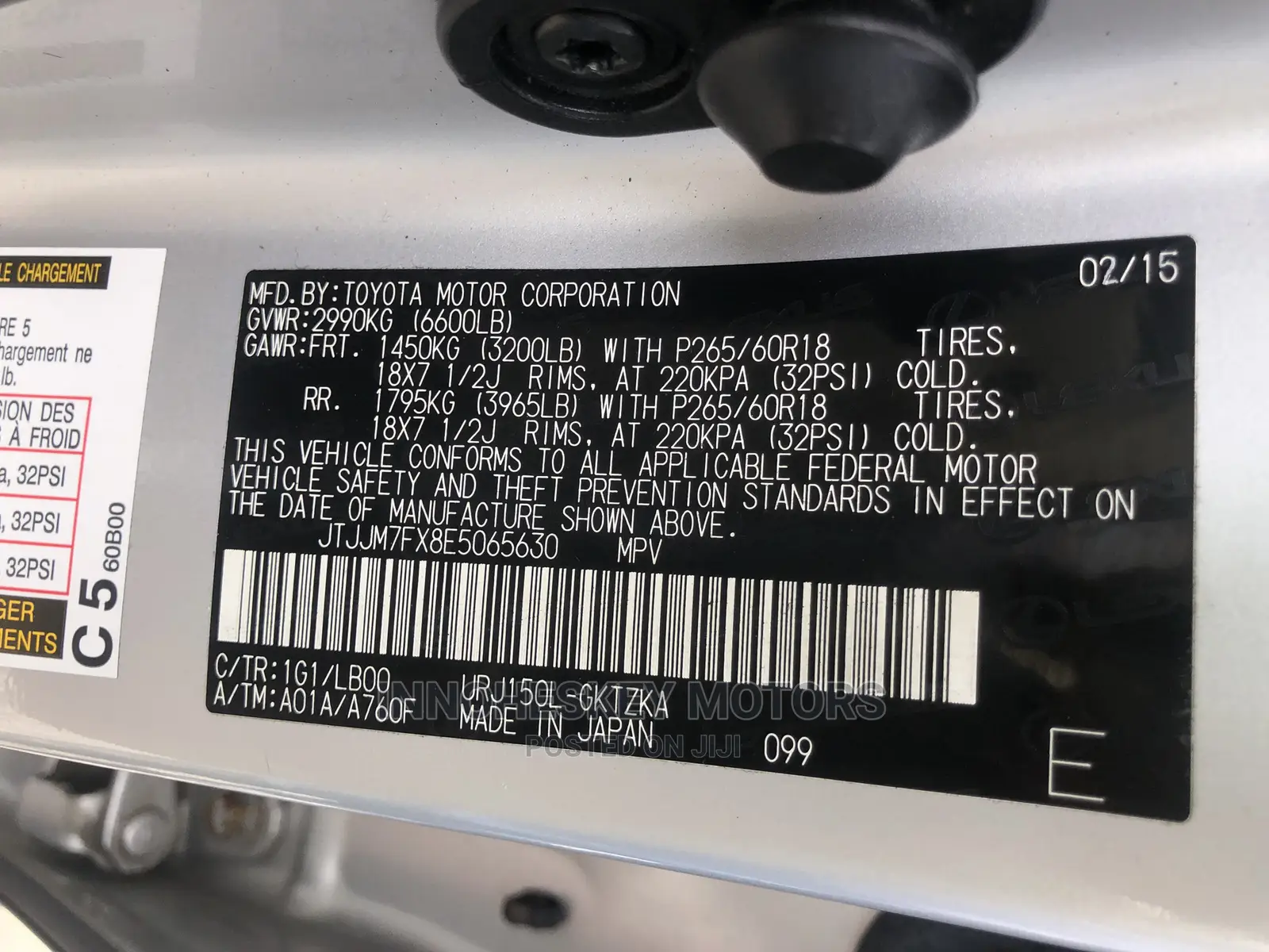 Lexus GX 460 Luxury 2015 Silver