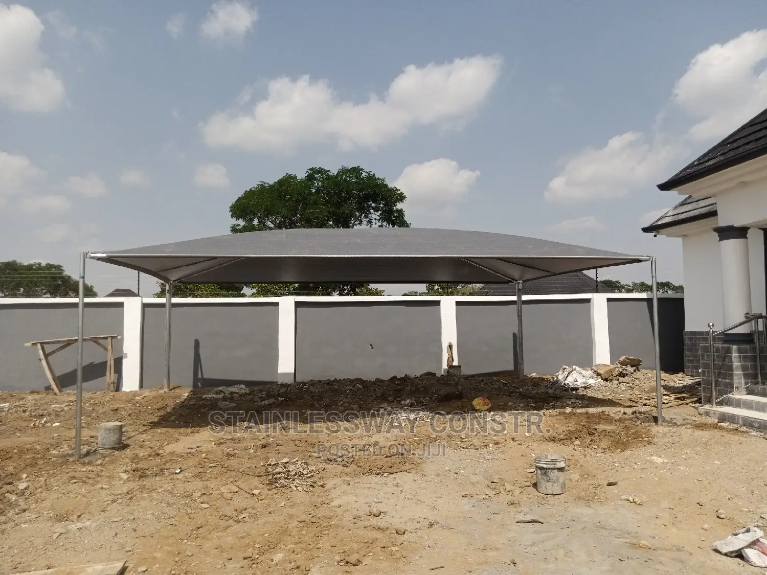 Carport for 3 Cars at Bwari District Abuja