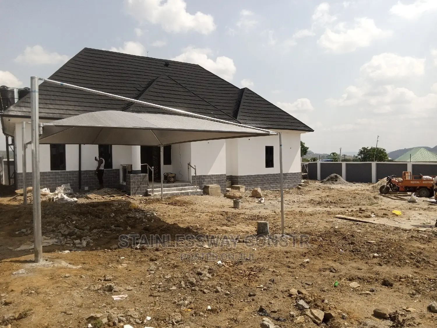 Carport for 3 Cars at Bwari District Abuja