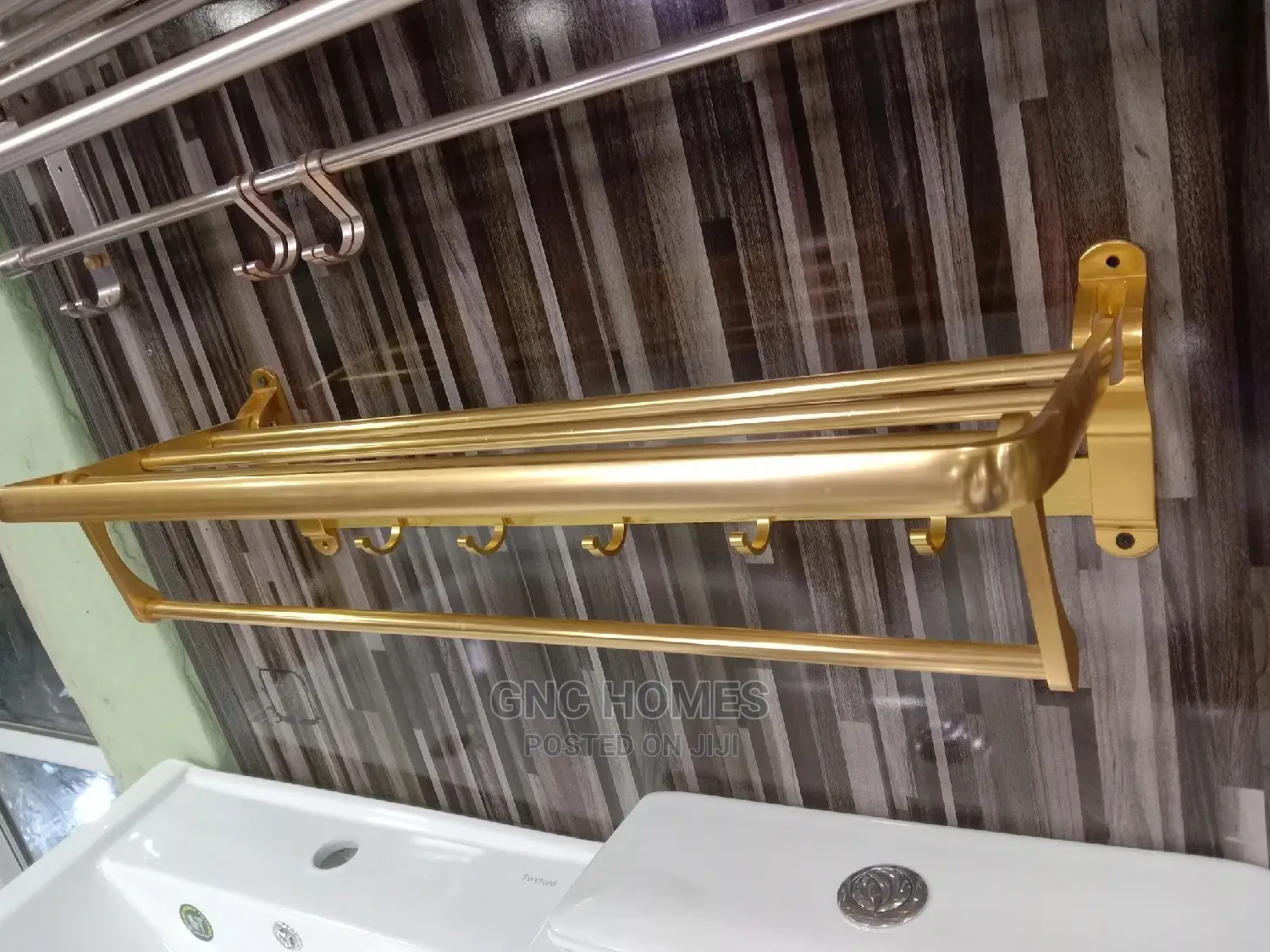 Pure Gold Multiple Towels Holder Sizes 60cm
