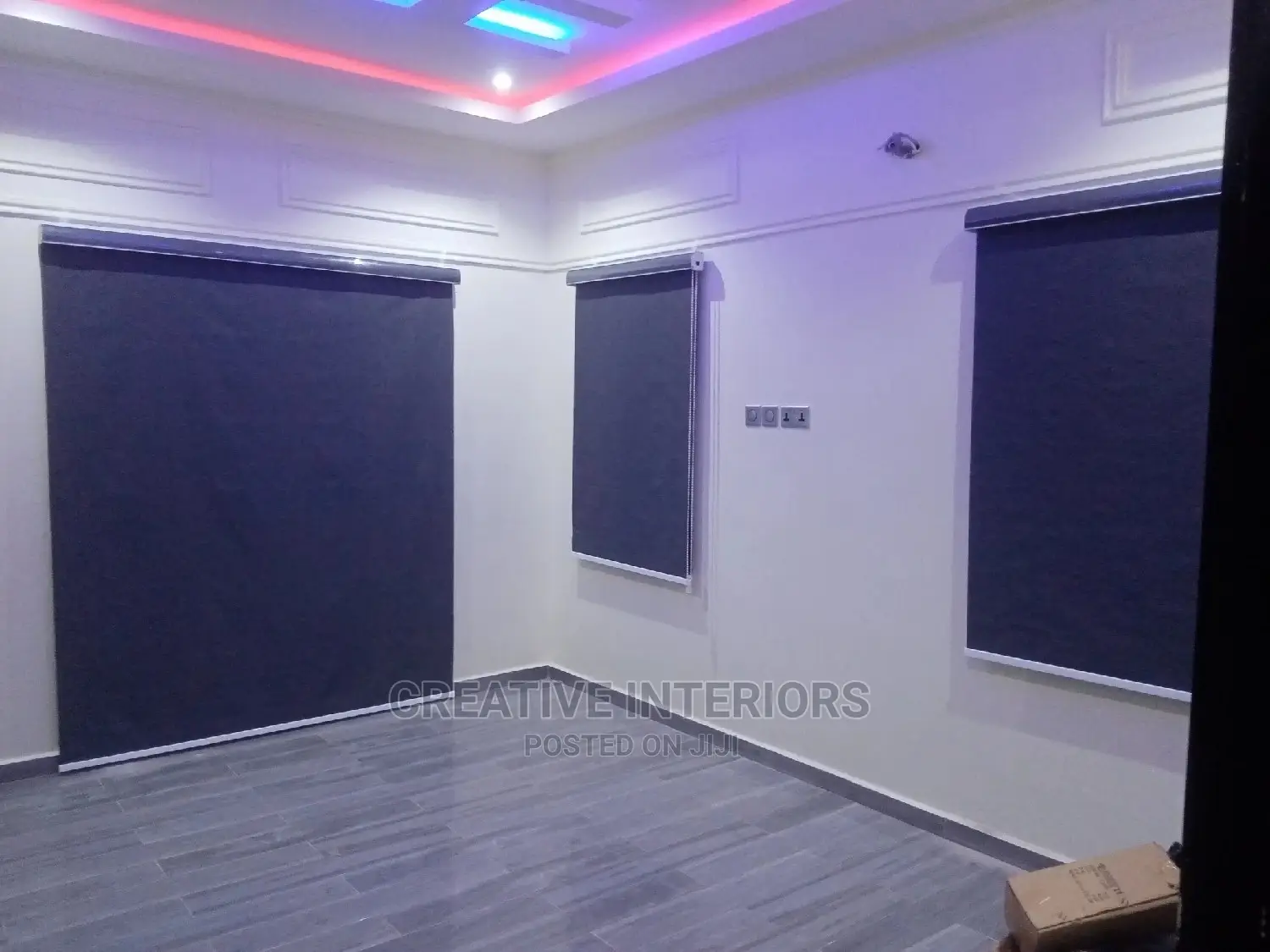 Quality Black Out Roller Blinds.