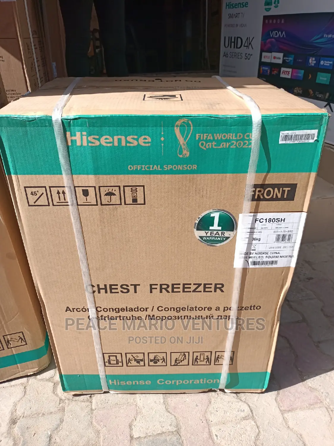 Hisense Deep Freezer 150litres With 2years Warranty