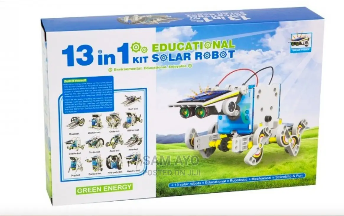 13 in 1 Solar Powered Assembly DIY Robot Educational Toy