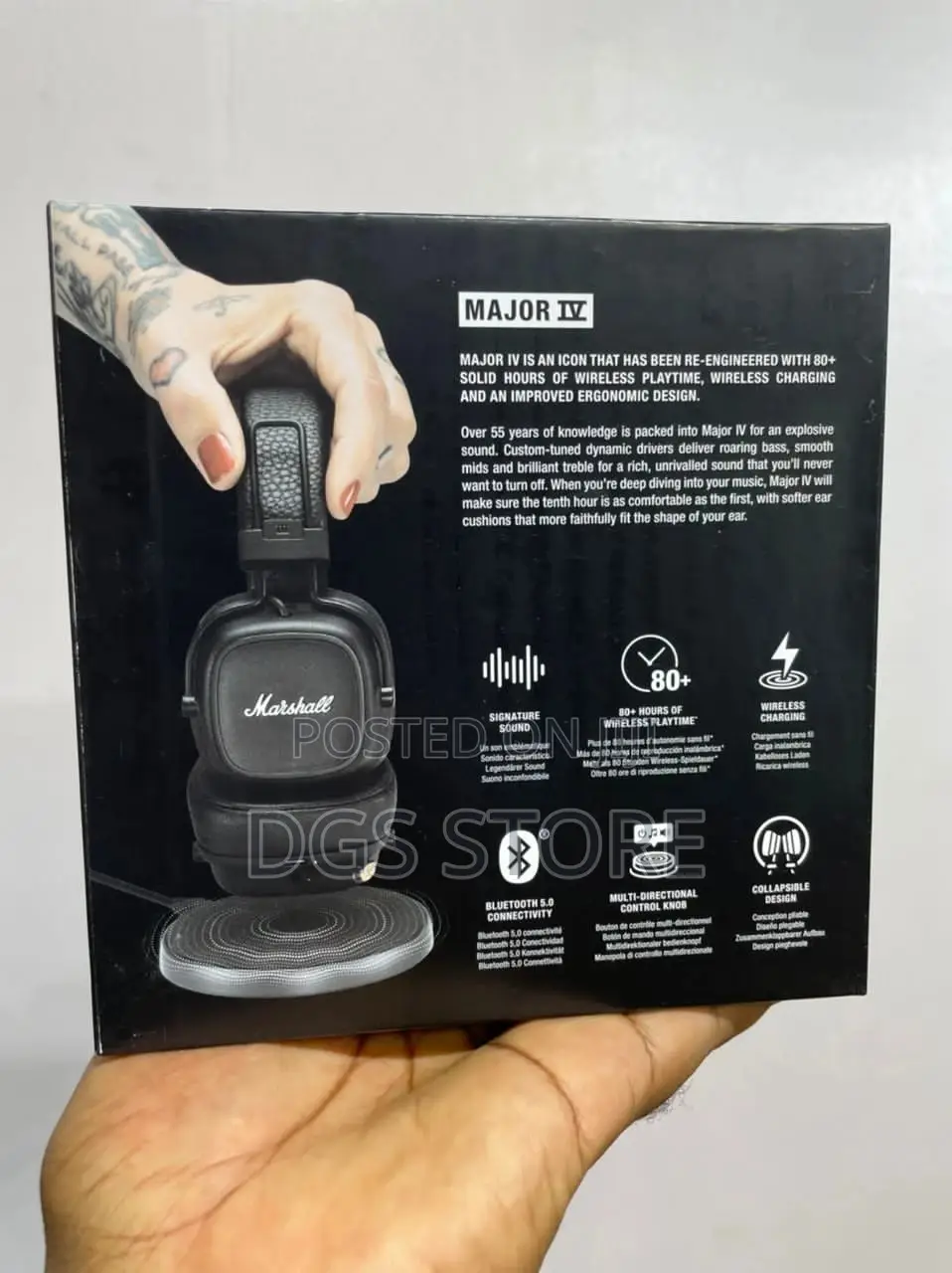 Marshall Major IV Bluetooth Headphone