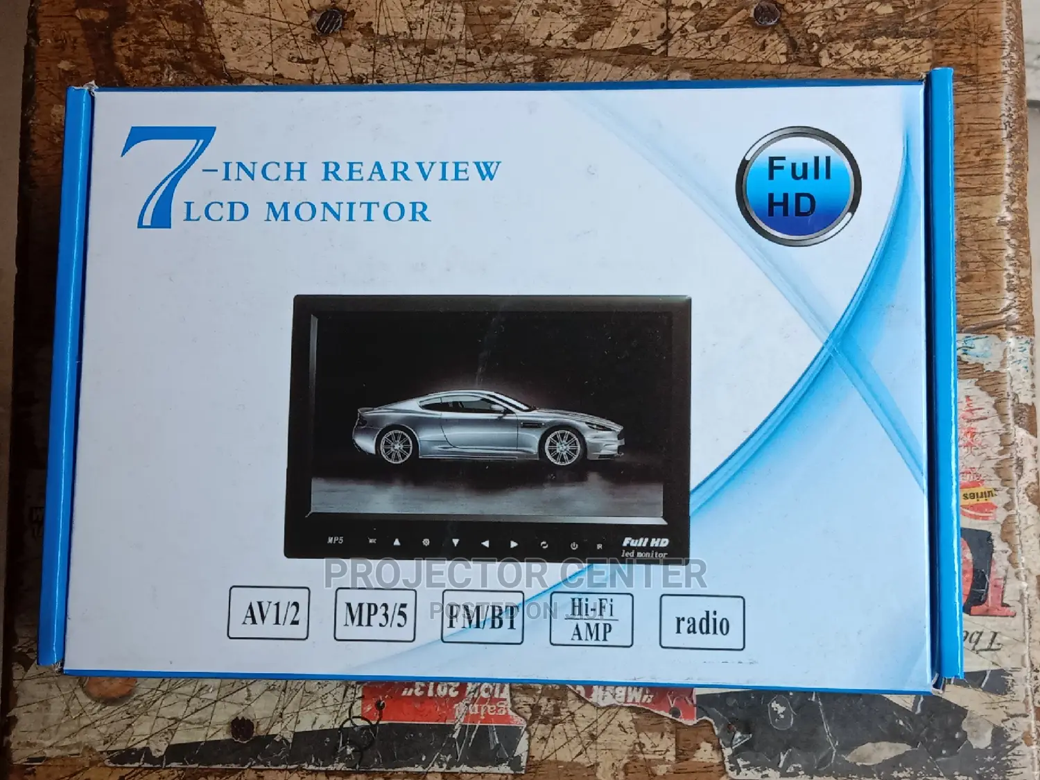 7 Inches Bluetooth Dashboard Rearview LCD Monitor