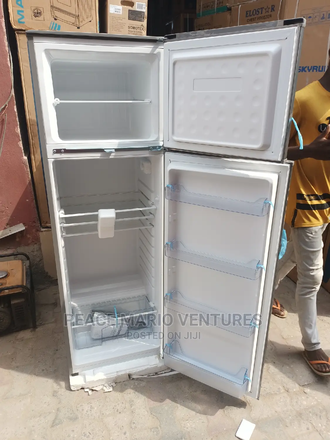 Skyrun Bigggest Fridge and Freezer Double Door Refrigerator.