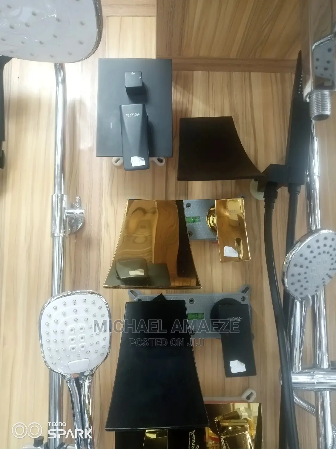 Black Conduit Shower
