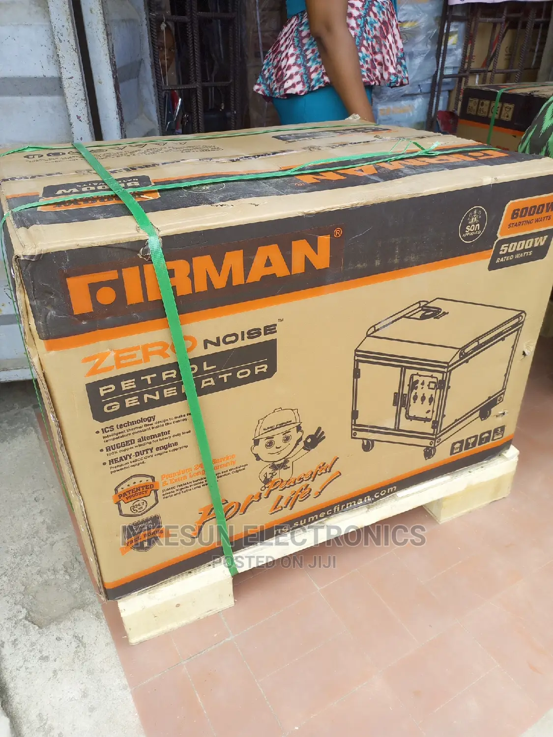 Original 6KVA FIRMAN Soundproof Petrol Generator 100%Copper