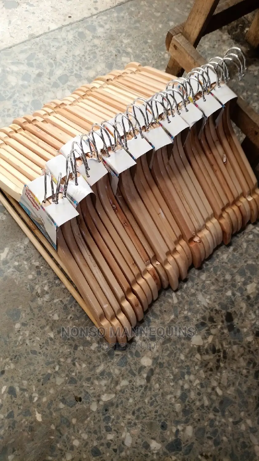 New Wooden Clothes Hangers.