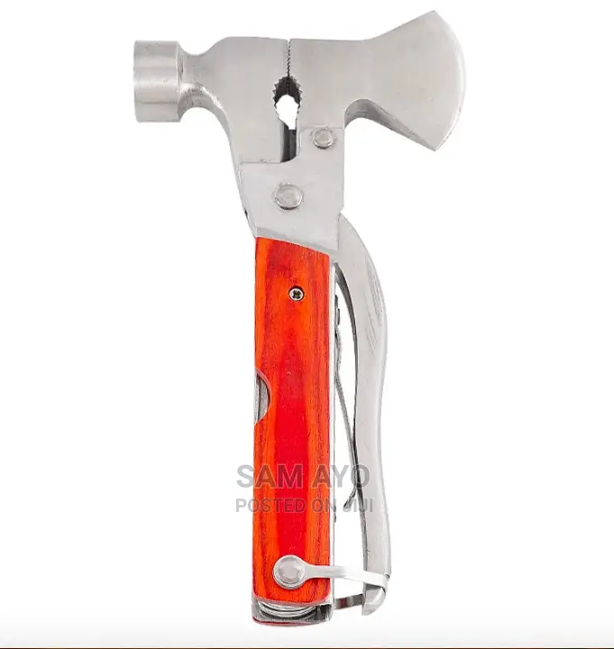 9 in 1 Portable Tool , Hammer,Axe,Cutter,Screw Driver,Saw