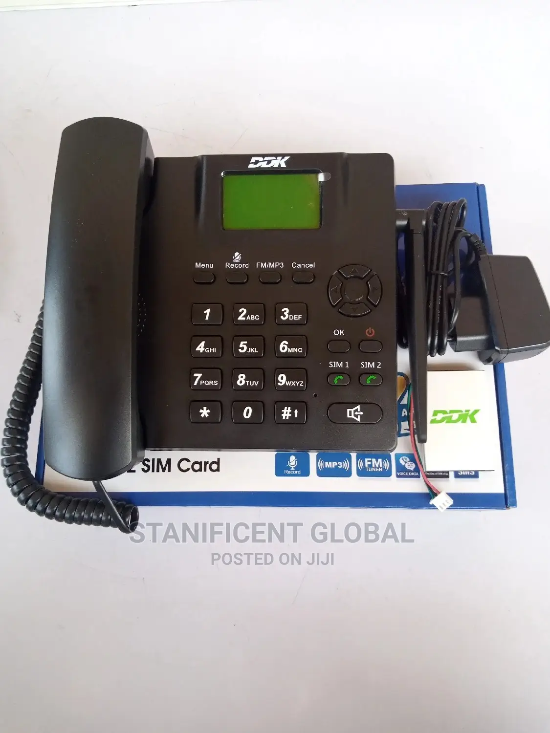 Ddk 995+ Gsm Desktop Telephone Handset (2simcard, Fm Mp3)