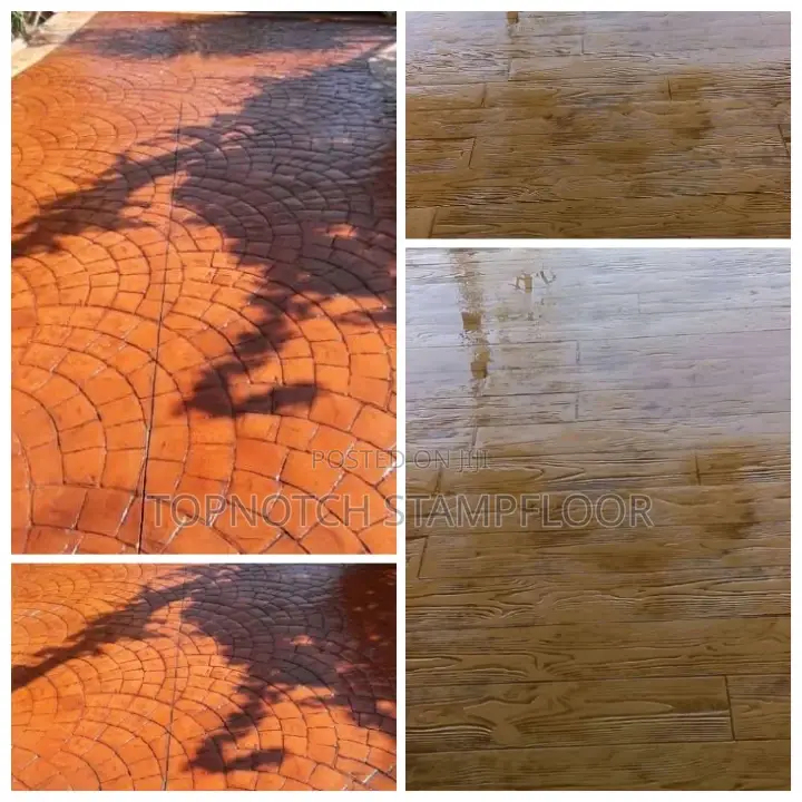 Well Reinforce Exterior Modern Floor-Design Concrete Floor