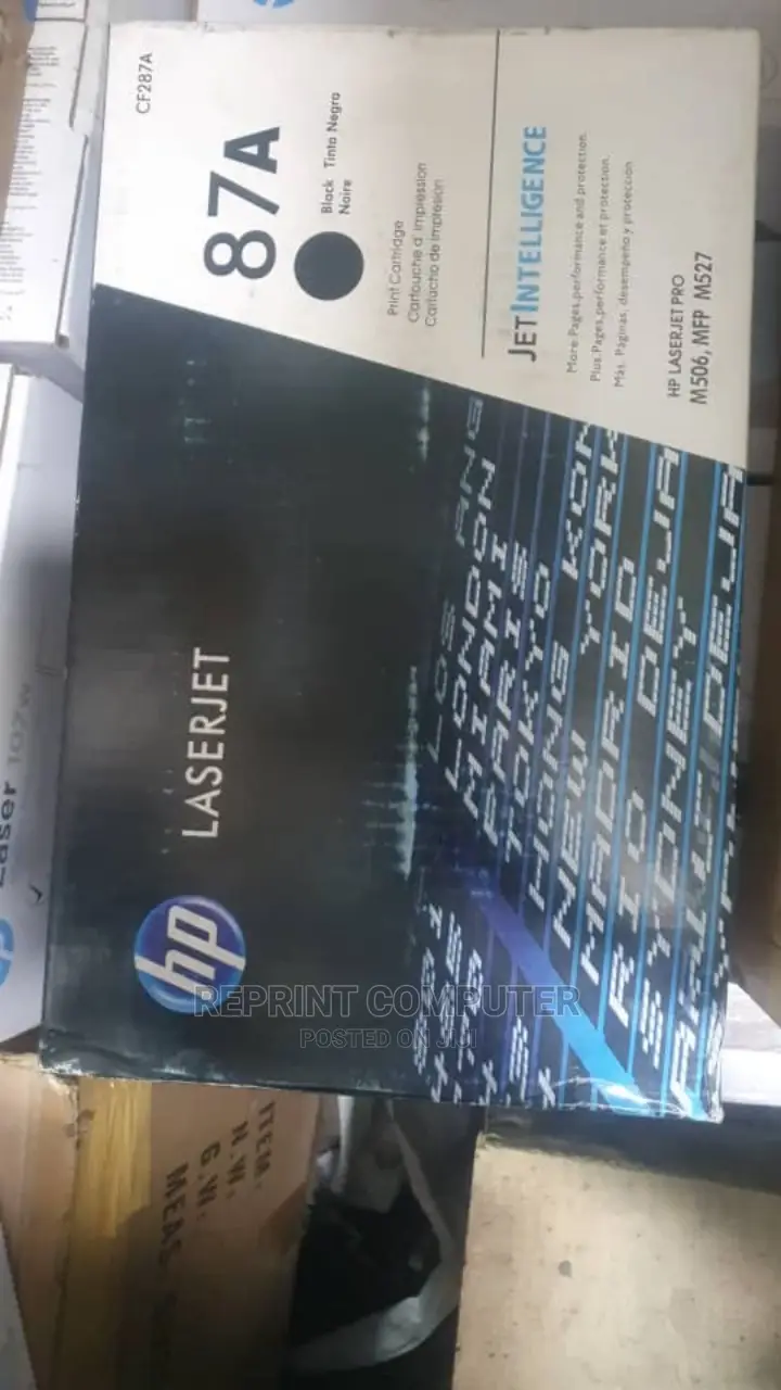 HP 87A Black Laser Toner Cartridge