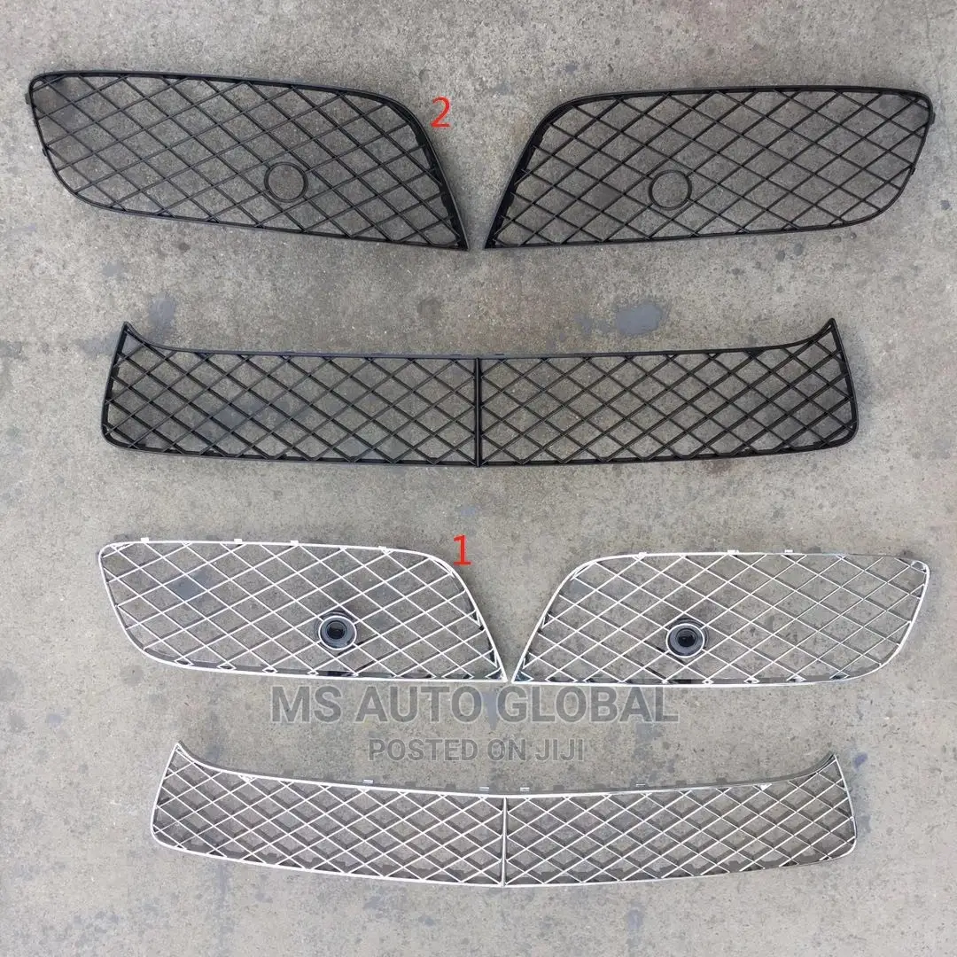 Bentley Gt and Continental Bumper Grille Black and Sliver