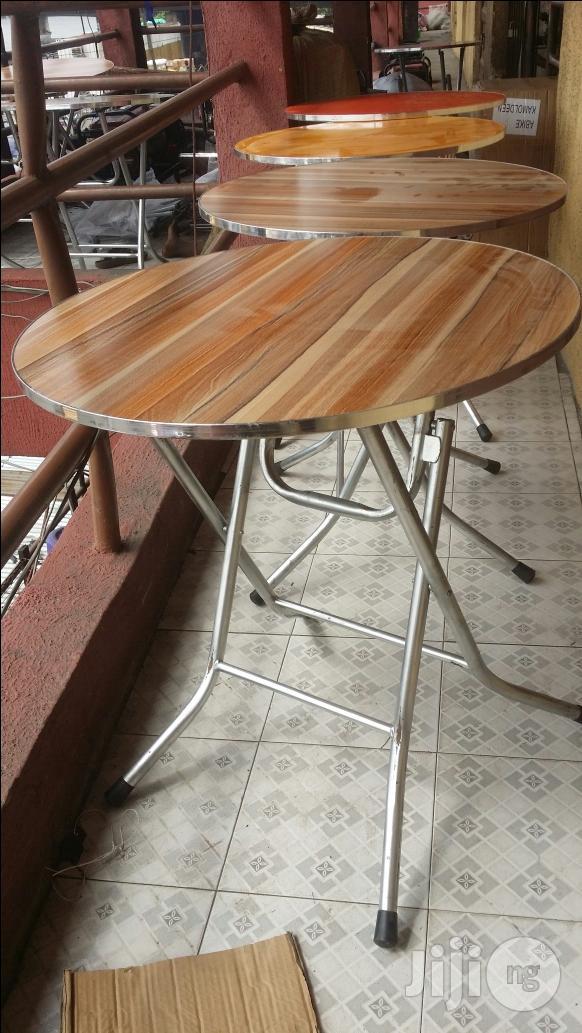 Set Wooden/Stainless Chair and Table