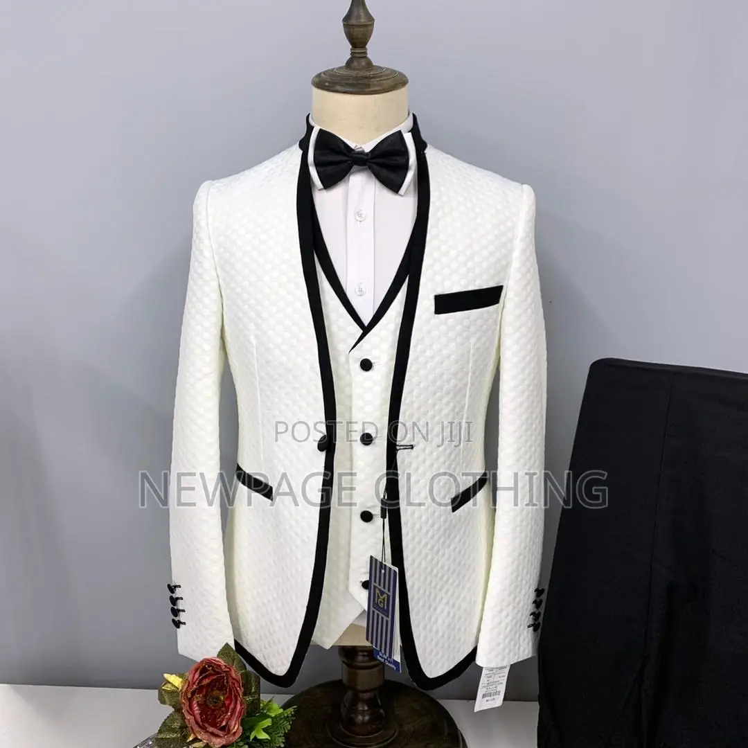 Exclusive Collarless 3 Piece Turkish Suits