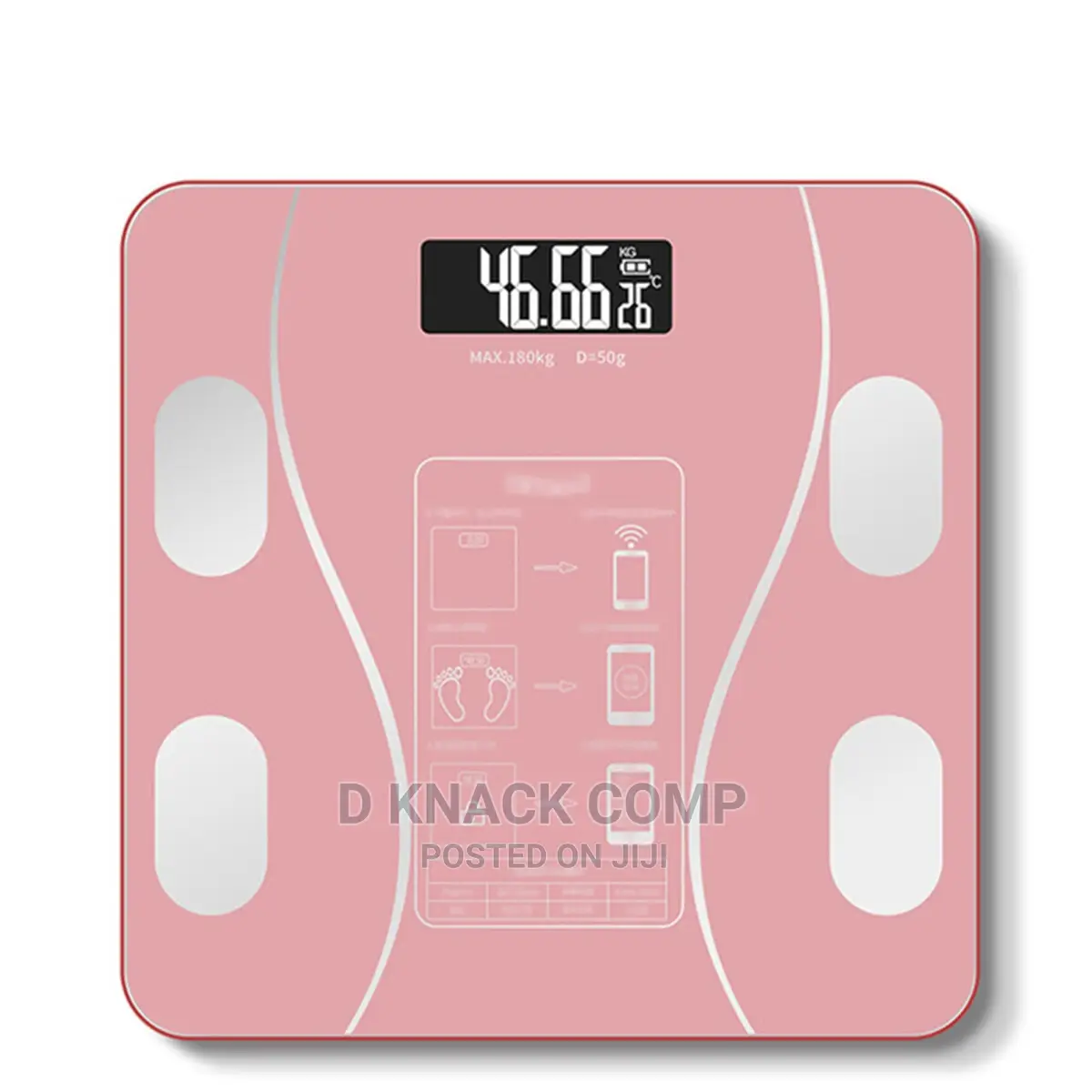 Rechargeable Personal Bluetooth Body Weight Scales