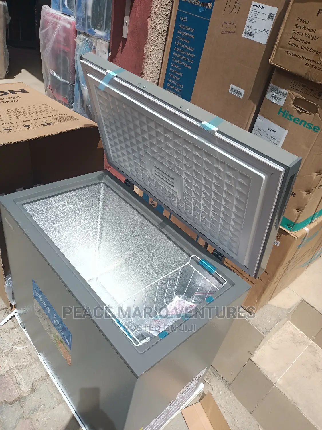 Aeon Deep Freezer 200litres With 2years Warranty, Silver Col