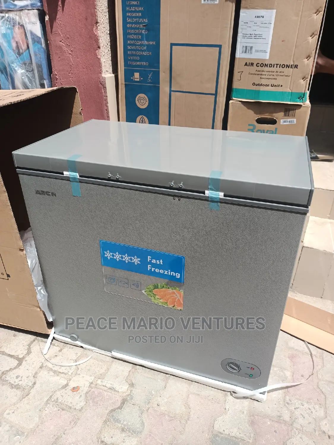 Aeon Deep Freezer 200litres With 2years Warranty, Silver Col