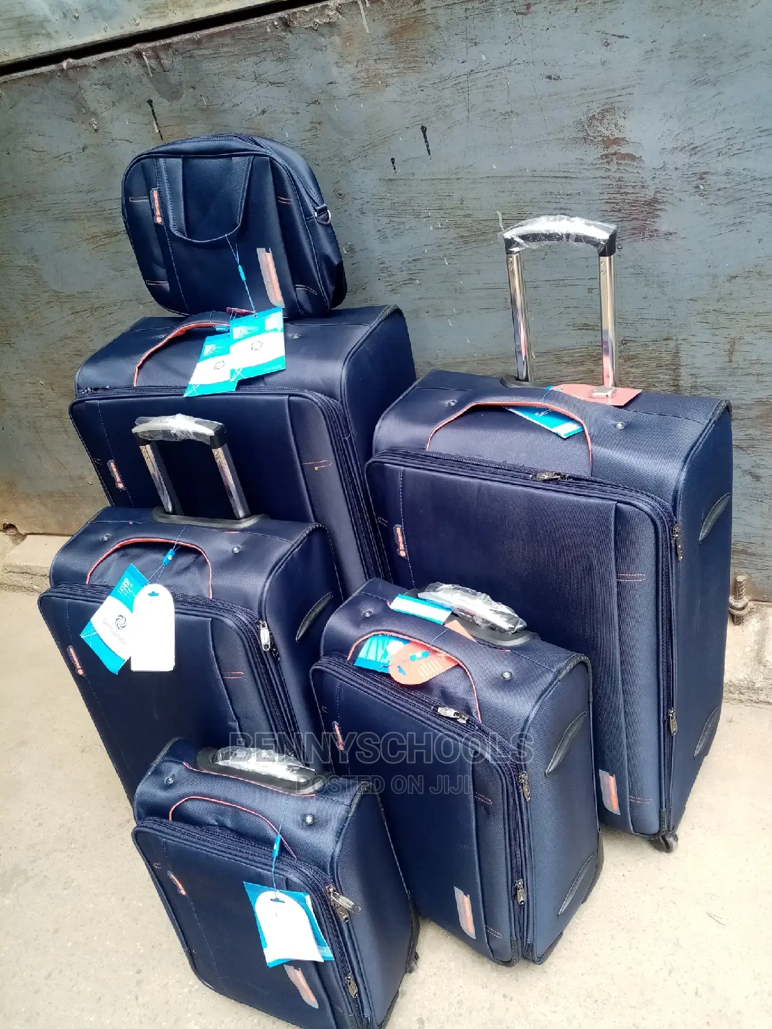 Set of 6 Imported Sensamite Traveling Luggage Boxes