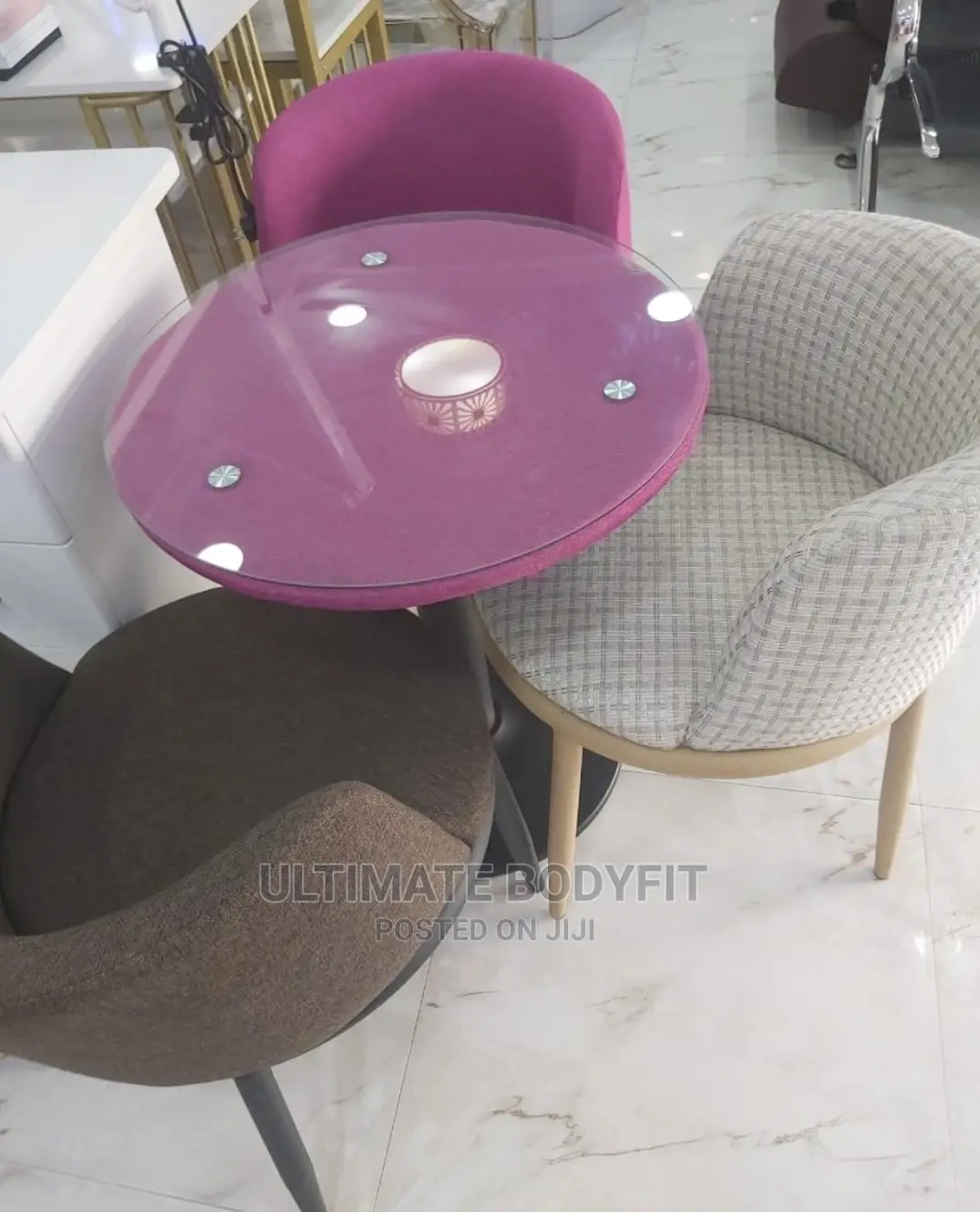Brand New Dining Table With 3 Sets Chairs
