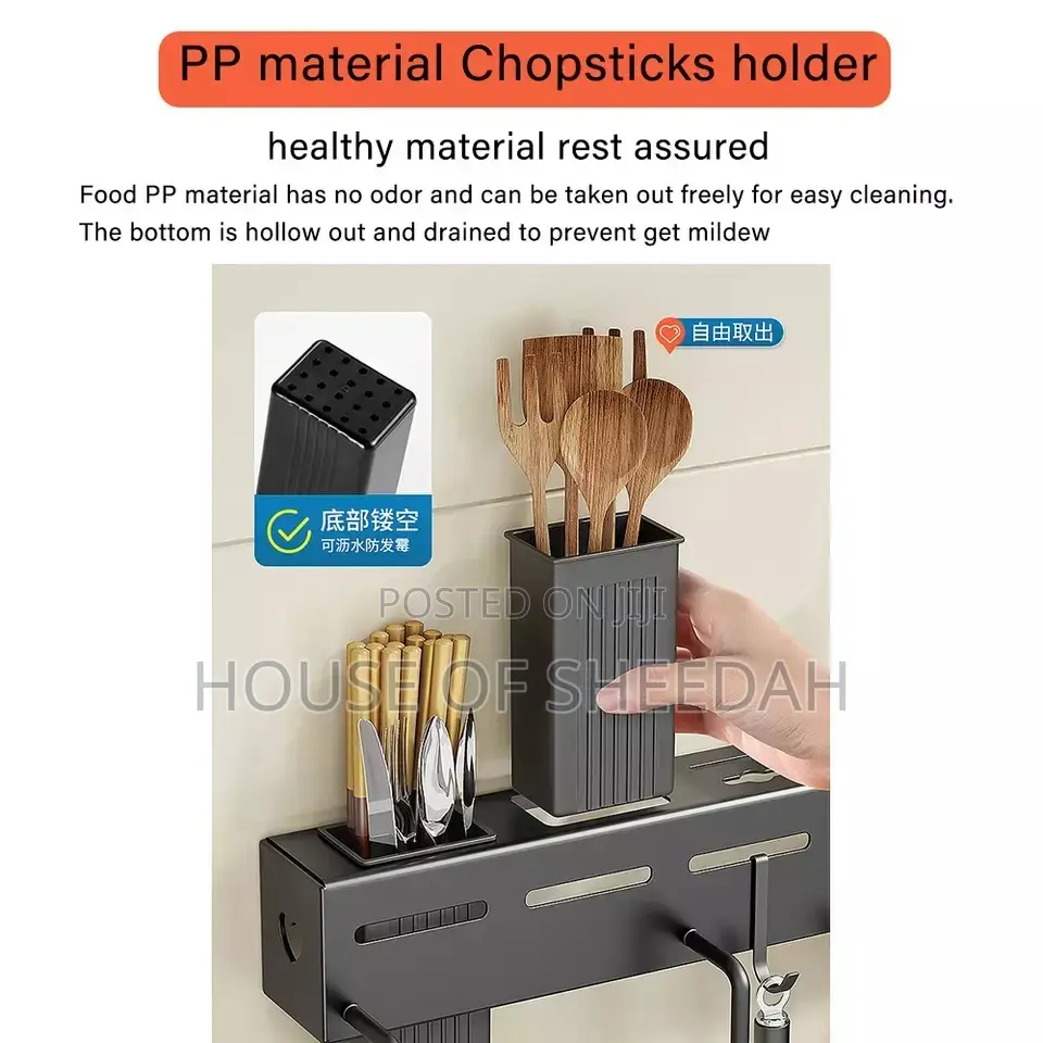60cm Wall Hanging Kitchen Knife Holder Knife Organizer