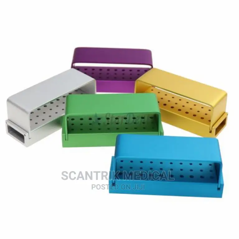 Aluminium 30 Holes Bur Stand Dental Bur Block