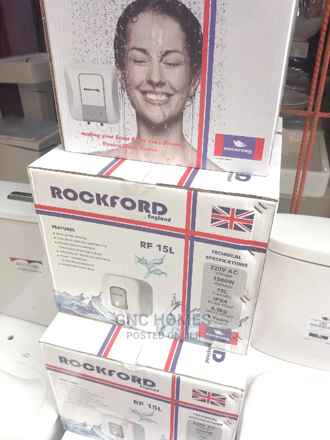 10 Liters Rock Ford Water Heater