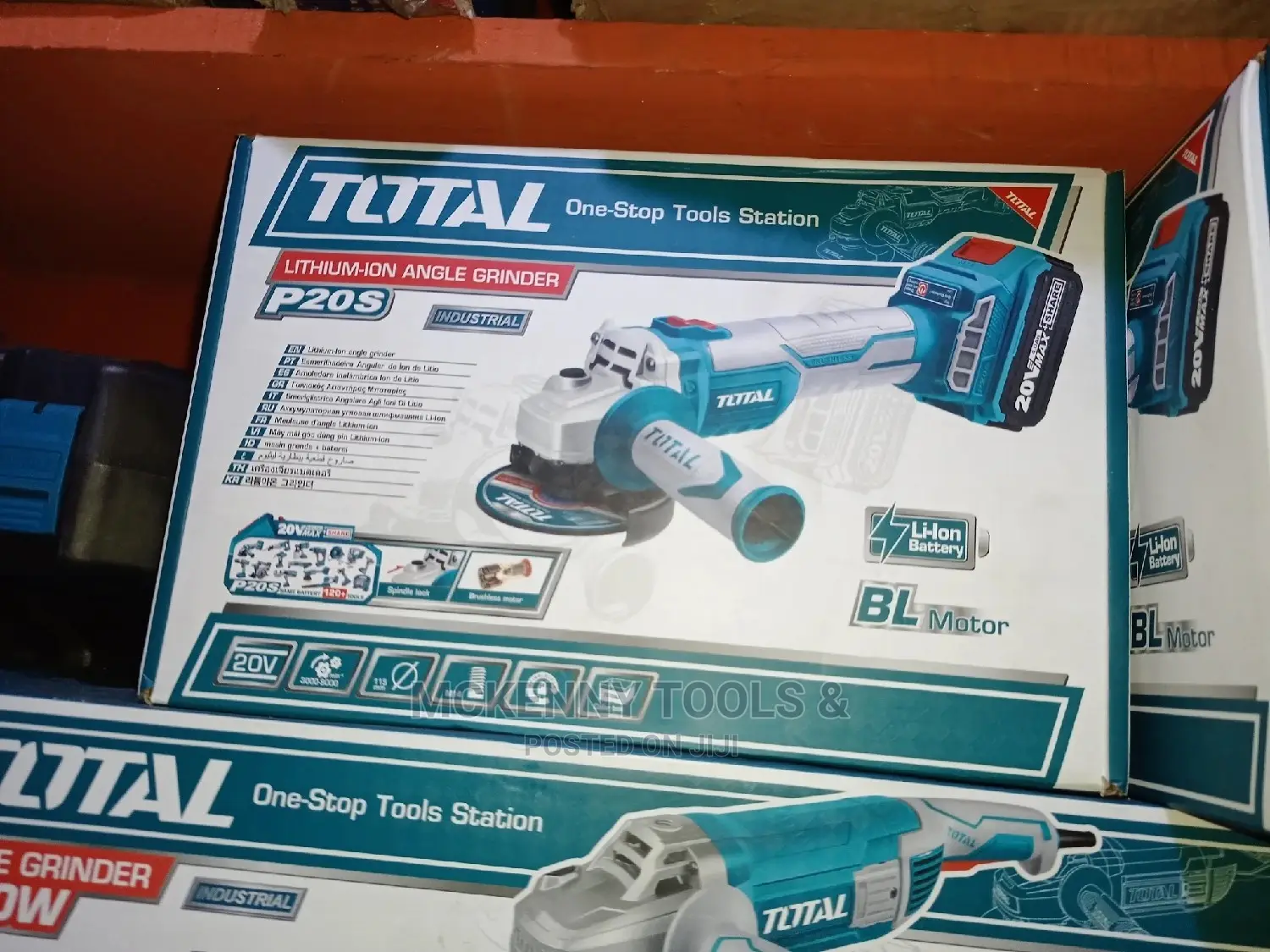 Total Bl Motor Angle Cordless Grinder Tagli1002