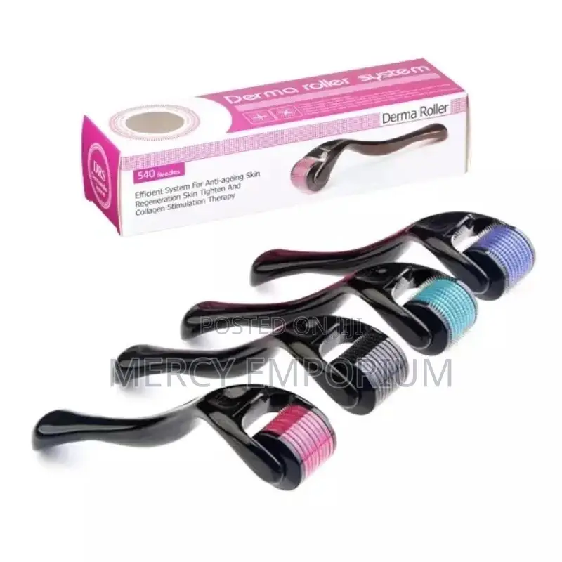 540 Titanium Derma Roller 0.3mm-2mm 4 Hair Growth, Scar,