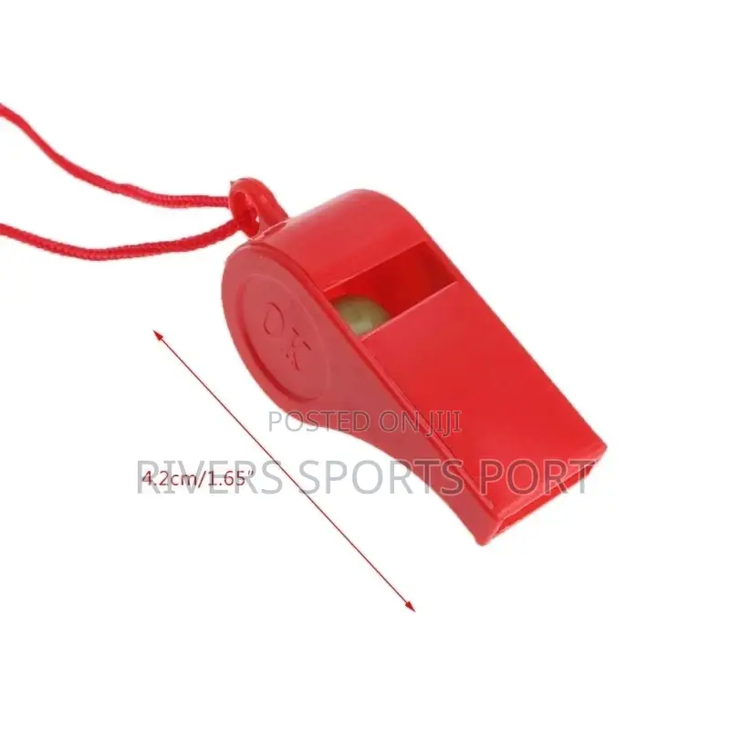 24pcs Plastic Whistle With Lanyard, Emergency Survival Call