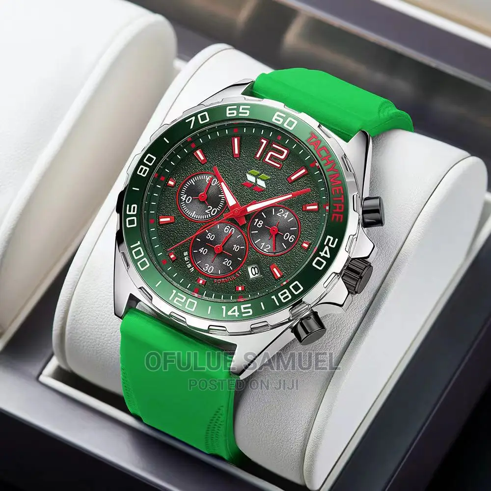 Swish Rubber Strap Chronograph