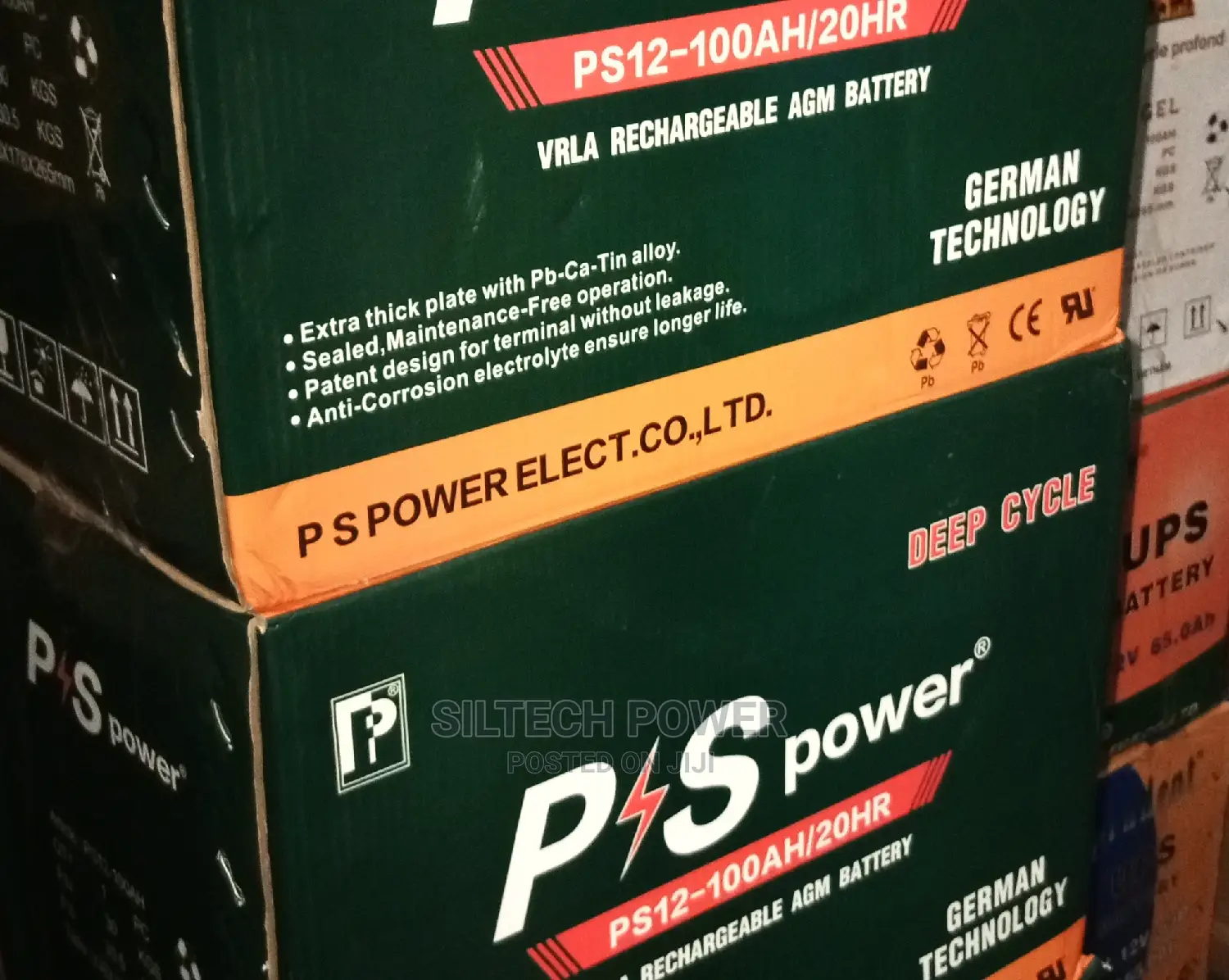 Ps Power AGM Deep Cycle Battery 12v100ah