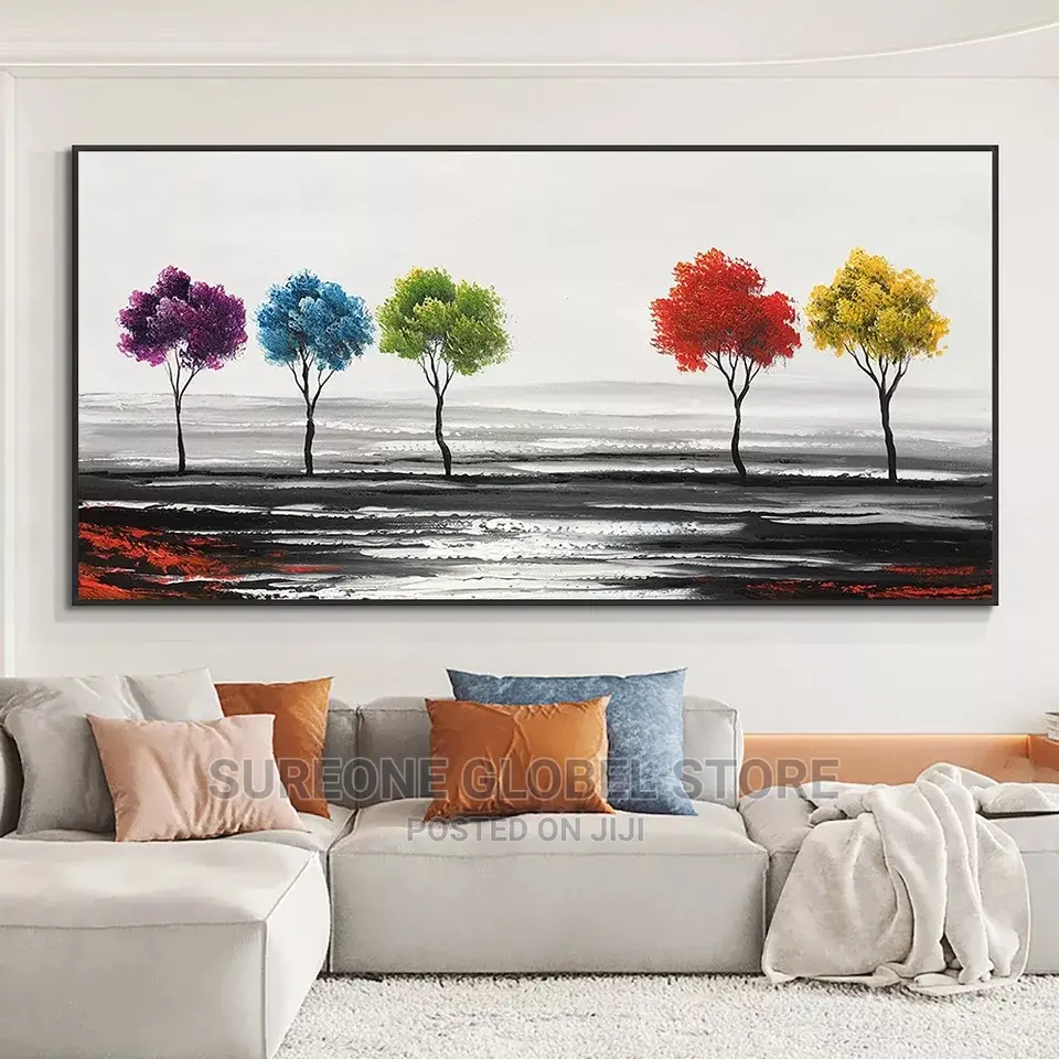 Landscape Design Artwork With Tiny Frame