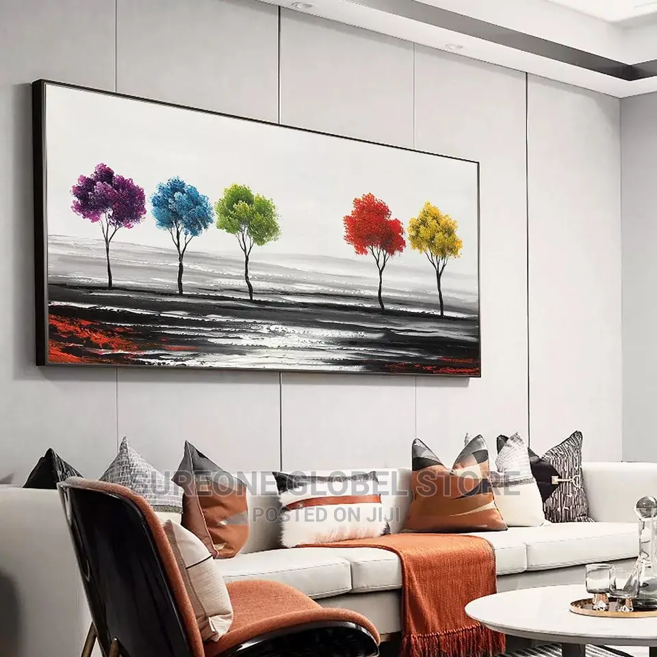 Landscape Design Artwork With Tiny Frame