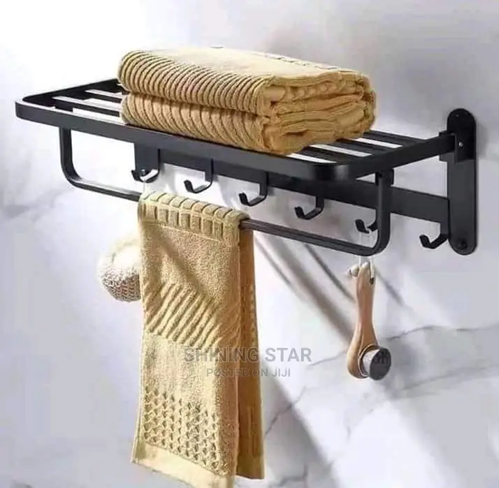 304 Matte Black Multiple Towel Hanger