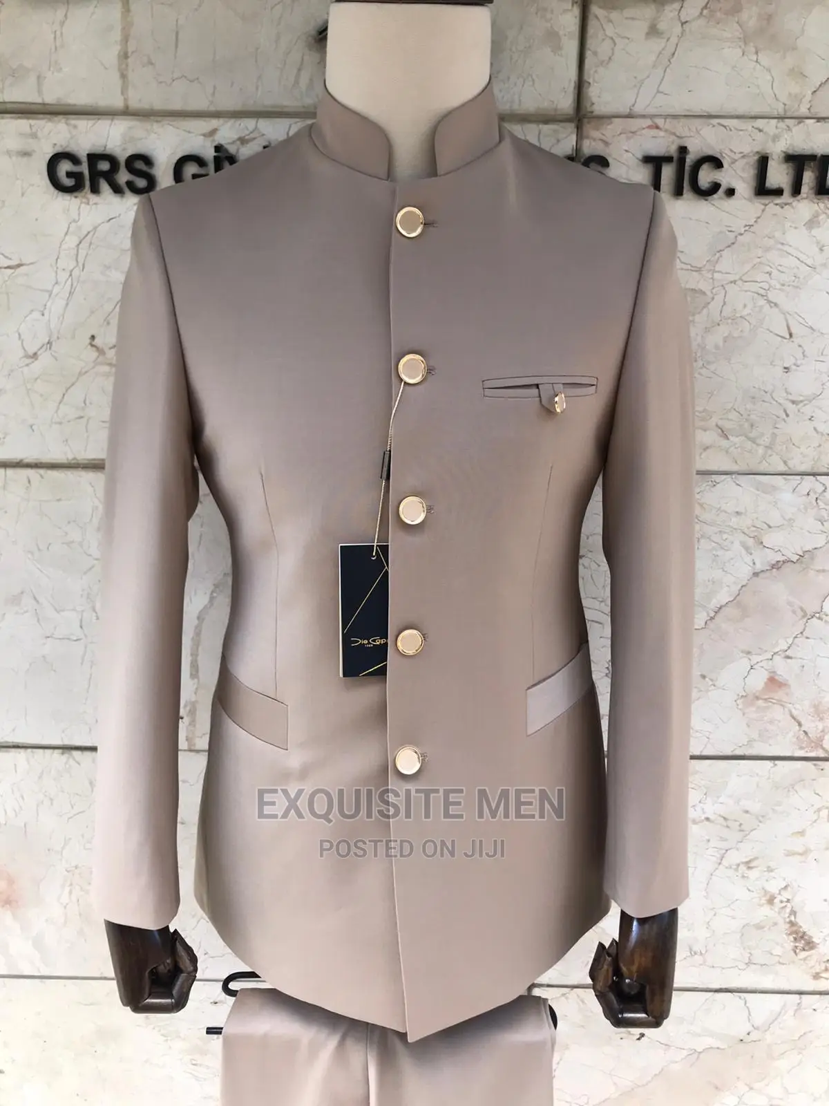 Italian Designer Safari Men’S Suit