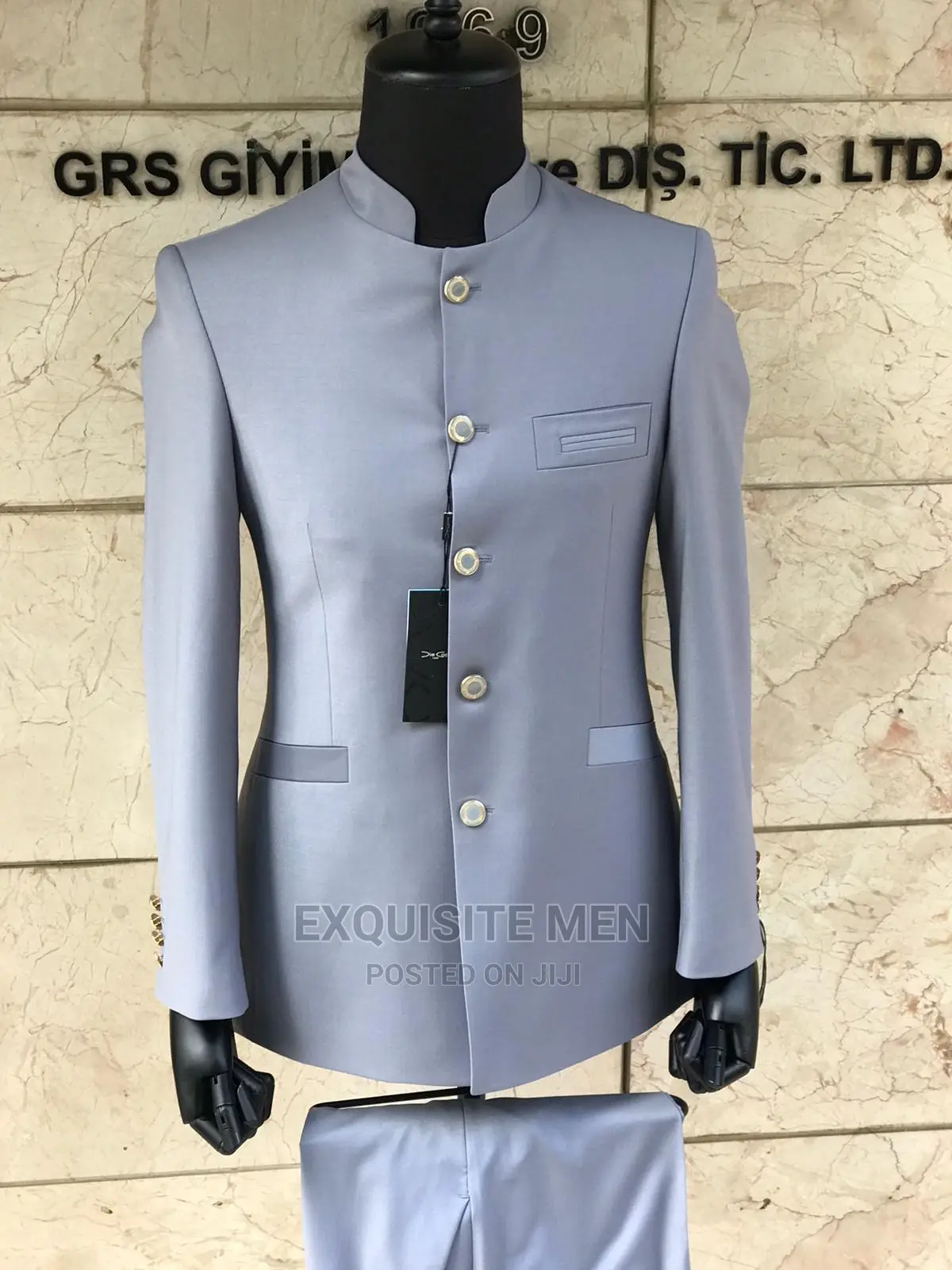 Italian Designer Safari Men’S Suit