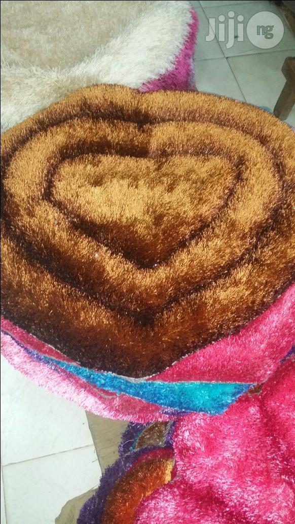 Multi Love Shape Saggy Rug