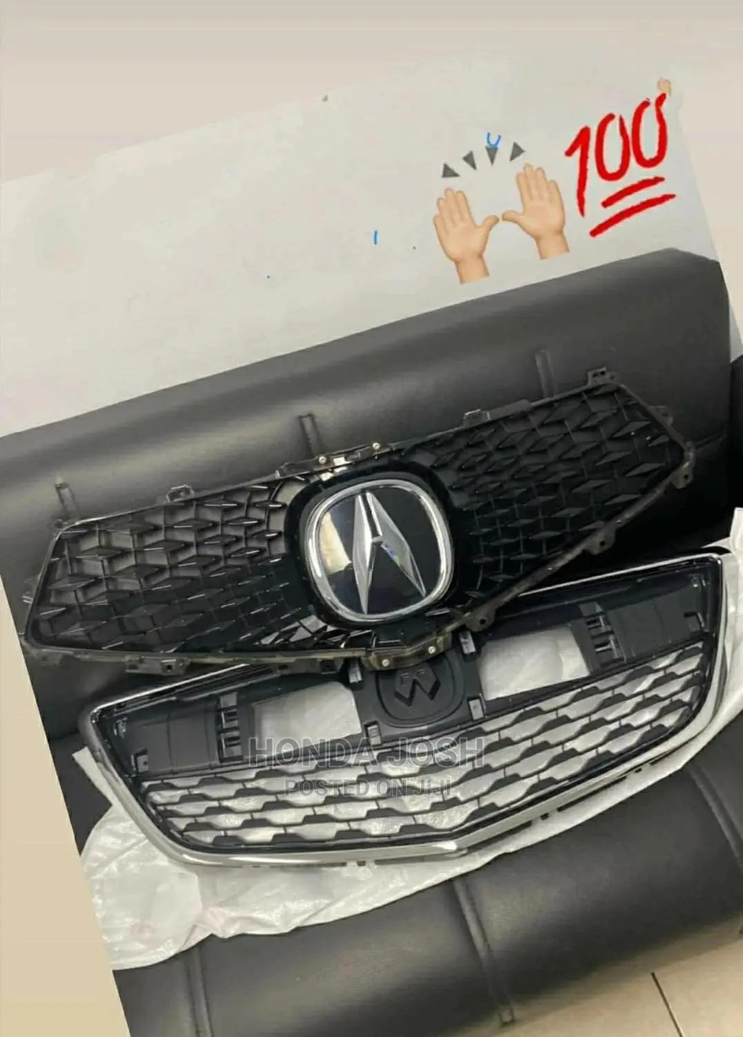 Front Grille 2018 - 2020 Model Acura MDX.