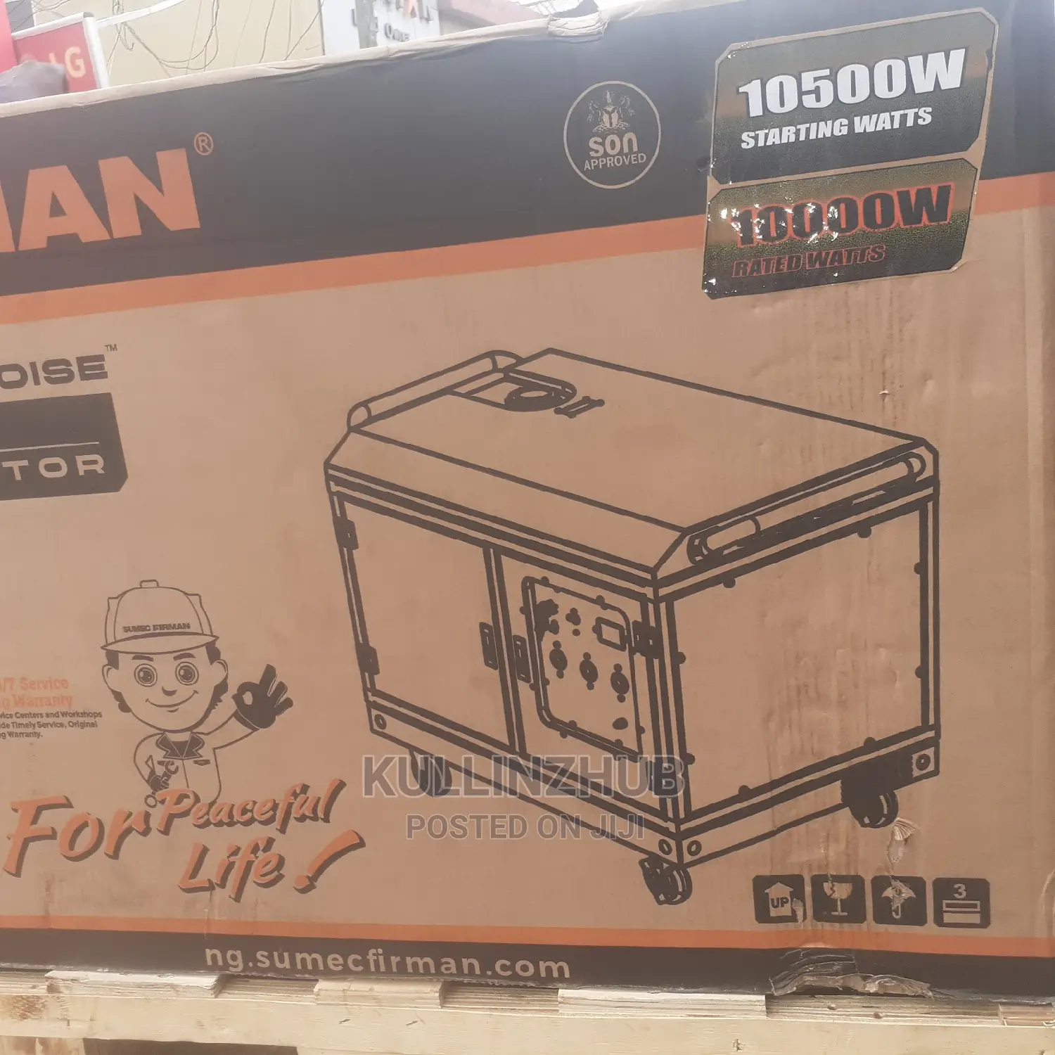 Firman 10kva Keystart Soundproof Petrol Generator-Sps12000se